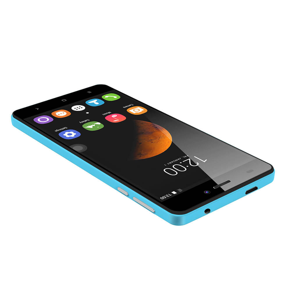 [HK Stock]OUKITEL C3 5.0 Inch HD Screen Android 6.0 MT6580A 3G Smartphone 1GB RAM 8GB ROM Quad Core 1.3GHz 8.0MP Camera WIFI GPS - Blue