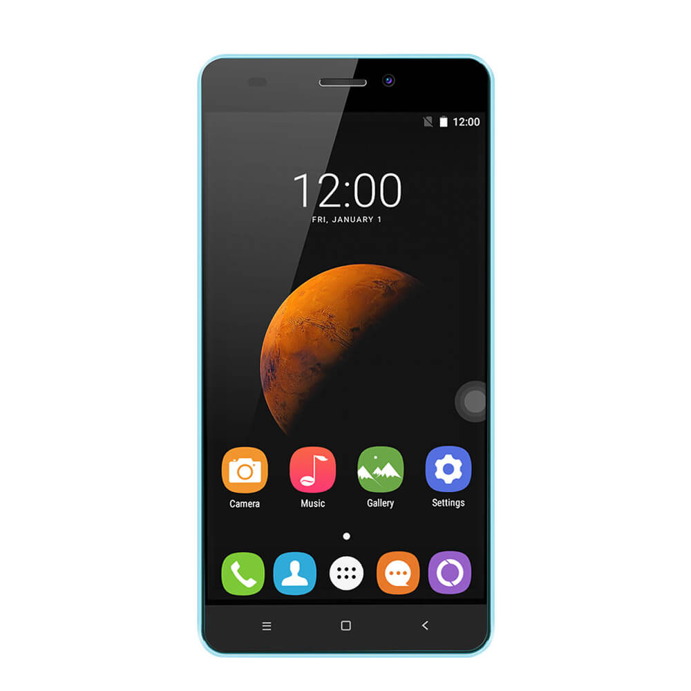 [HK Stock]OUKITEL C3 5.0 Inch HD Screen Android 6.0 MT6580A 3G Smartphone 1GB RAM 8GB ROM Quad Core 1.3GHz 8.0MP Camera WIFI GPS - Blue