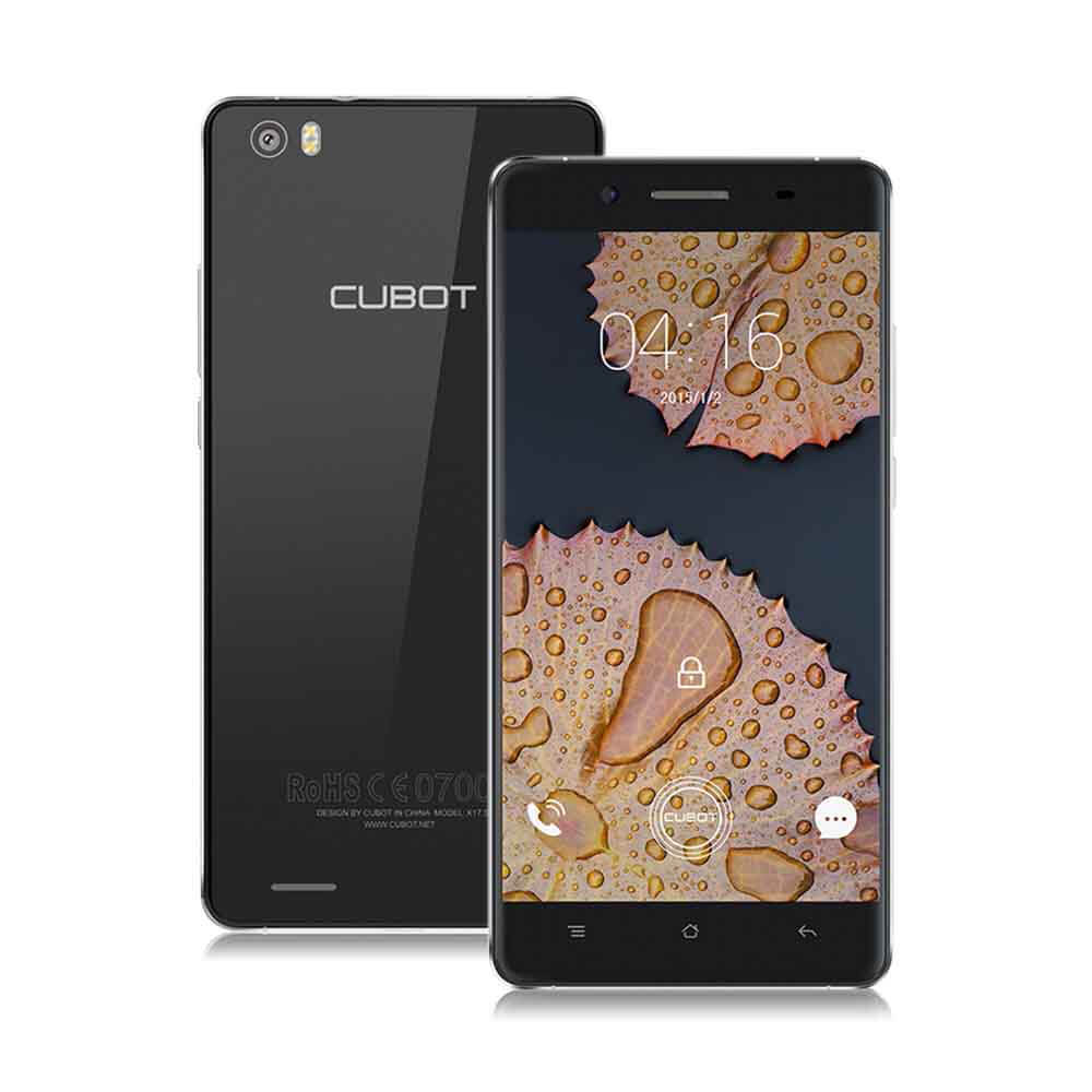 [HK Stock]CUBOT X17S 5.0inch FHD 4G FDD-LTE Android 5.1 3GB 16GB Smartphone 64bit MTK6735A Quad Core 8.0MP 16.0MP Ultra-thin OTG HotKnot - Black