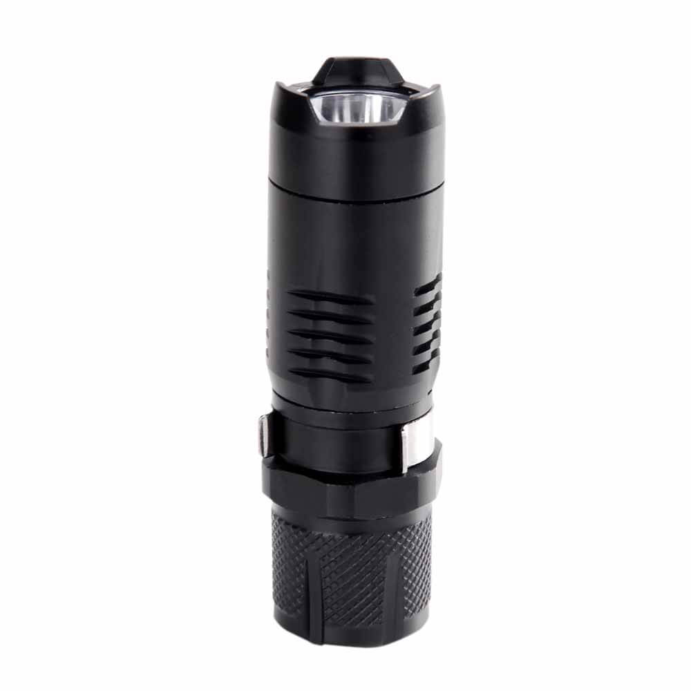 SK58 Mini LED Flashlight Waterproof Flashlight for Outdoor Night Ride - Black