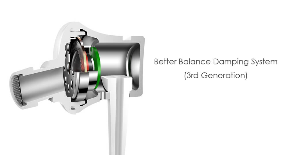 Original Xiaomi Piston Basic 3.5mm Wire Control Earphone 1.25m Music Headset for IOS Android - Black