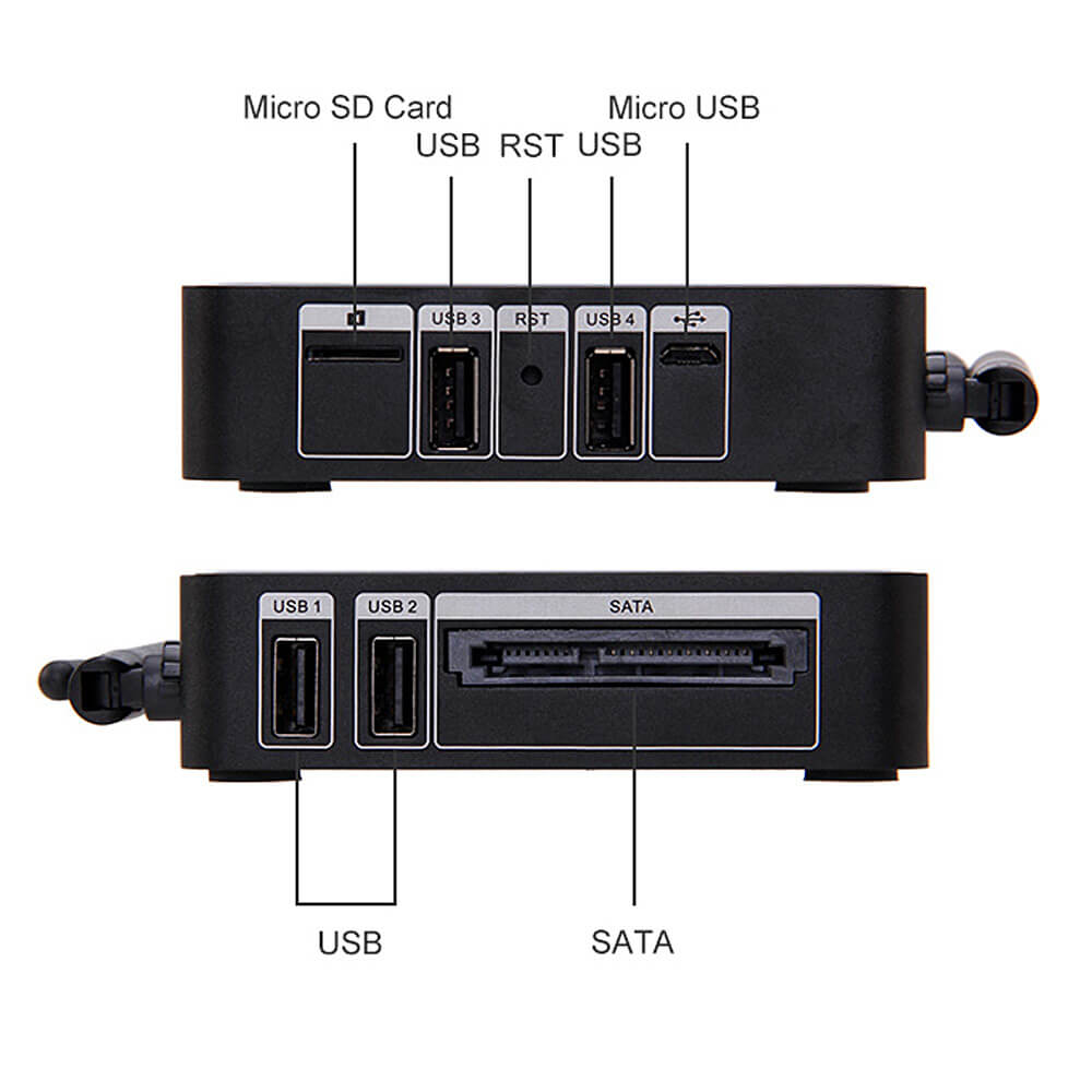 EWEAT EW812 Amlogic S812 Quad Core 2.0GHz 2G/16G Android 4.4 UHD 4K Mini TV BOX SATA 2.4G/5.8G WIFI Bluetooth
