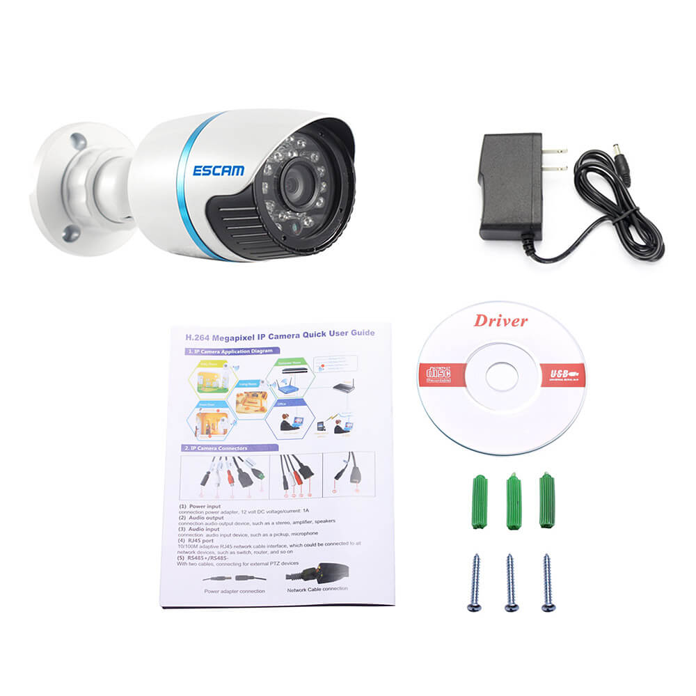ESCAM Q630M ONVIF 1MegaPixel 720P P2P Mini IR Security IP Camera