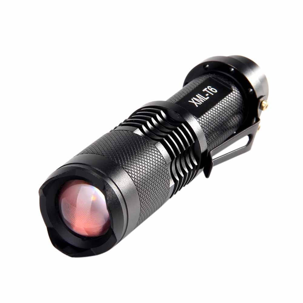 UItraFire SK98 XML-T6 Flashlight 200 Lumens with Strong Optical Zoom  - Black