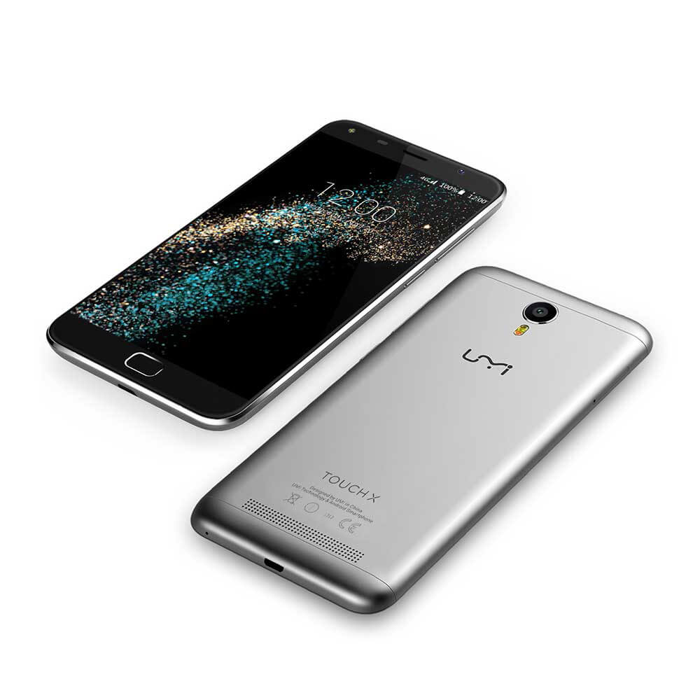 UMI TOUCH X 5.5inch 2.5D FHD 4G LTE Android 6.0 2GB 16GB Smartphone 64bit MTK6735A Quad-Core 1.3GHz 5.0MP 13.0MP 4000mAh OTG Metal Body - Gray