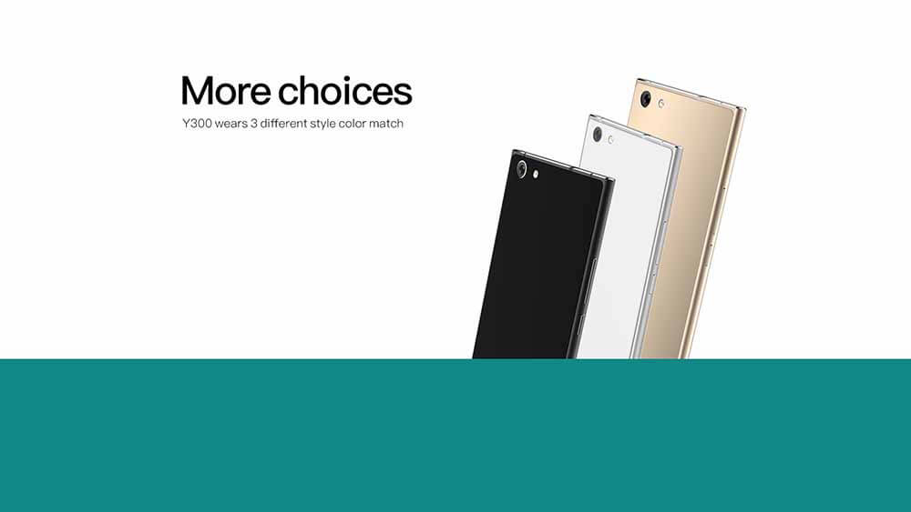 [HK Stock]DOOGEE Y300 5.0inch IPS HD 4G LTE Android 6.0 Smartphone 64-Bit MTK6735 Quad Core 2GB RAM  64GB Storage 13.0MP 5.0MP OTG - Silver
