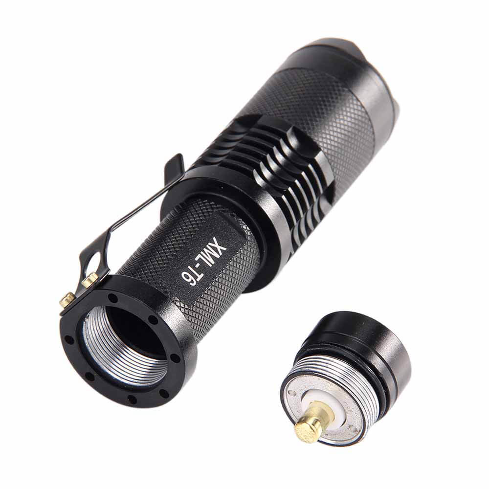 UItraFire SK98 XML-T6 Flashlight 200 Lumens with Strong Optical Zoom  - Black