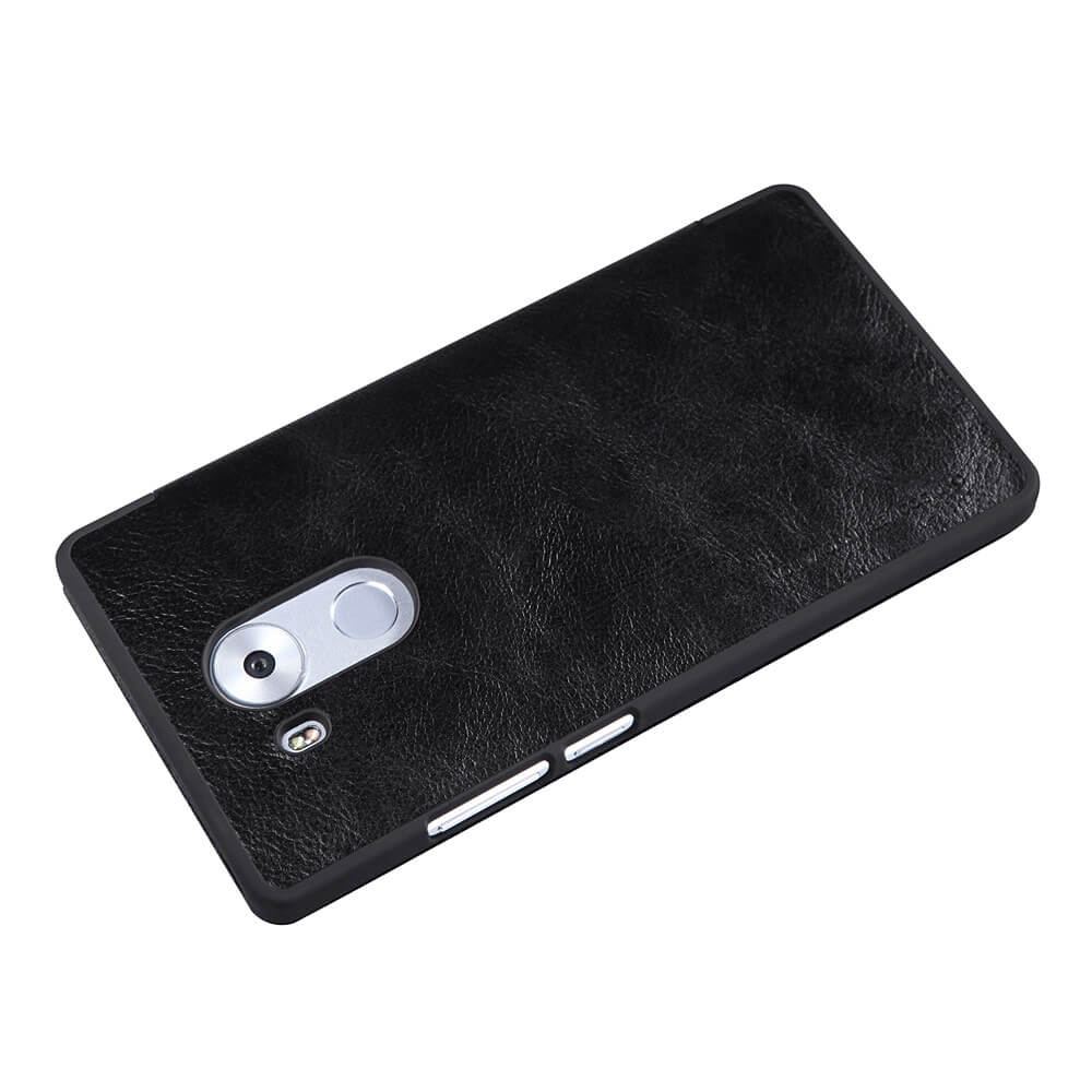 NILLKIN Leather Case For HUAWEI Ascend Mate 8 Protective Flip Cover Phone Shell Smart Sleep With Window - Black