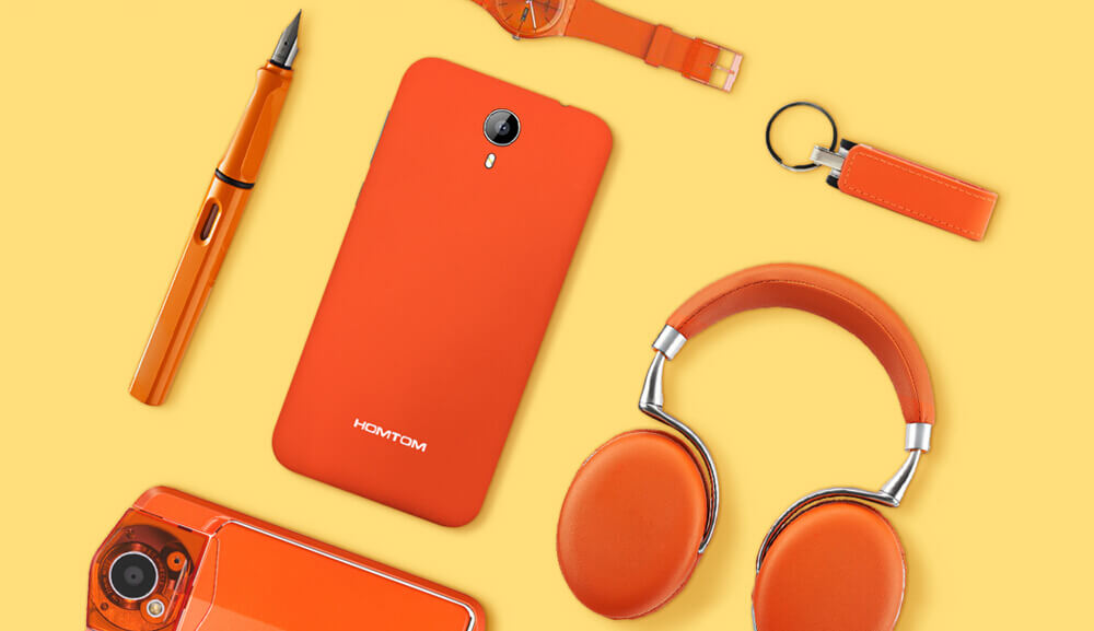 HOMTOM HT3 PRO 5.0inch IPS HD Android 5.1 2GB RAM 16GB ROM 4G Smartphone MT6735 Quad Core 13.0MP Cameras - Orange