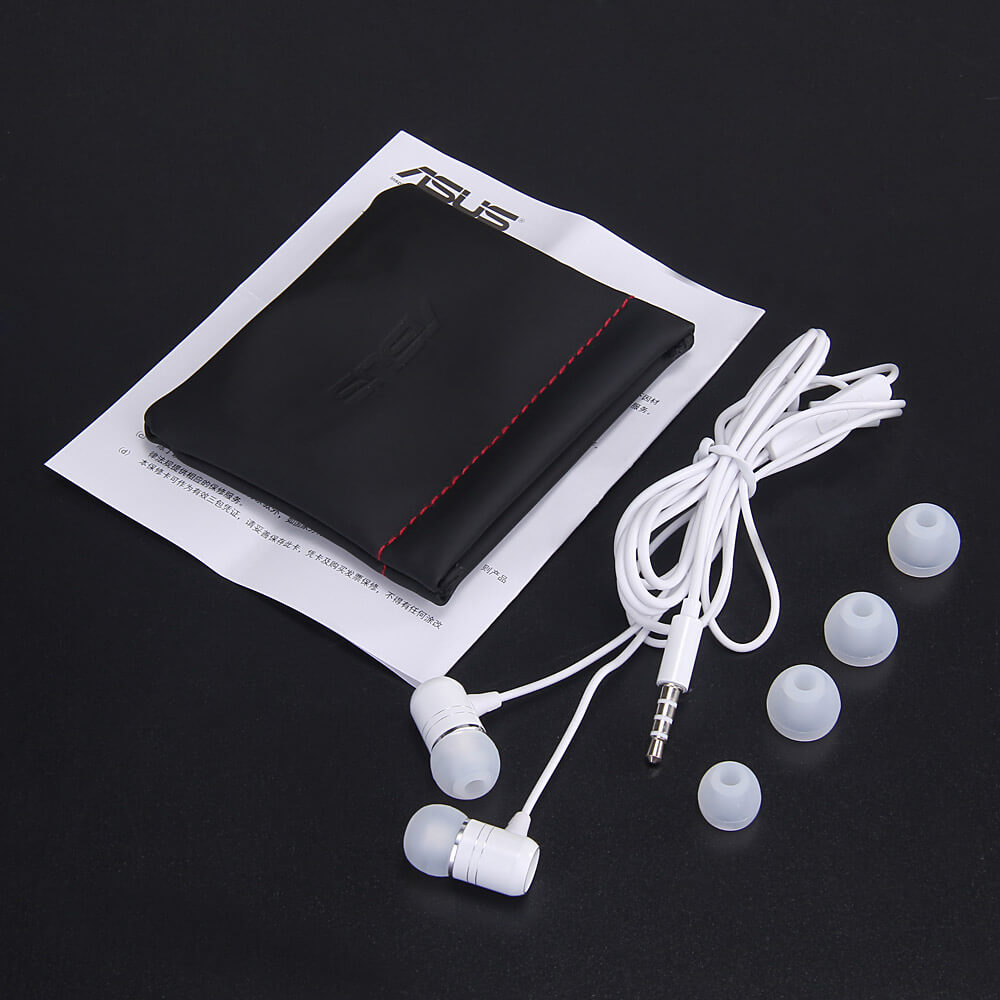 ASUS Wire Control Earphone Music Game Movie Headset for Universal Smartphones - White