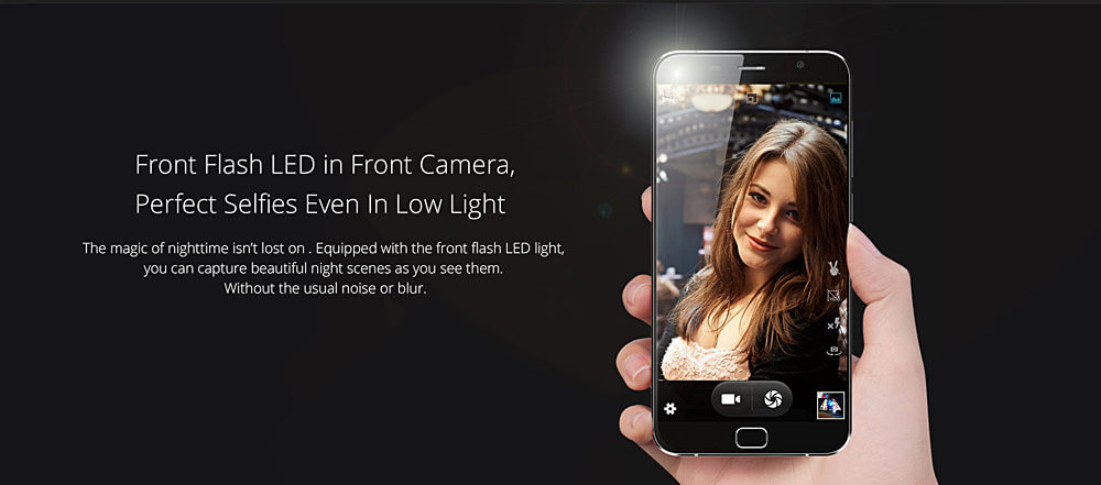 UMI TOUCH X 5.5inch 2.5D FHD 4G LTE Android 6.0 2GB 16GB Smartphone 64bit MTK6735A Quad-Core 1.3GHz 5.0MP 13.0MP 4000mAh OTG Metal Body - Gold