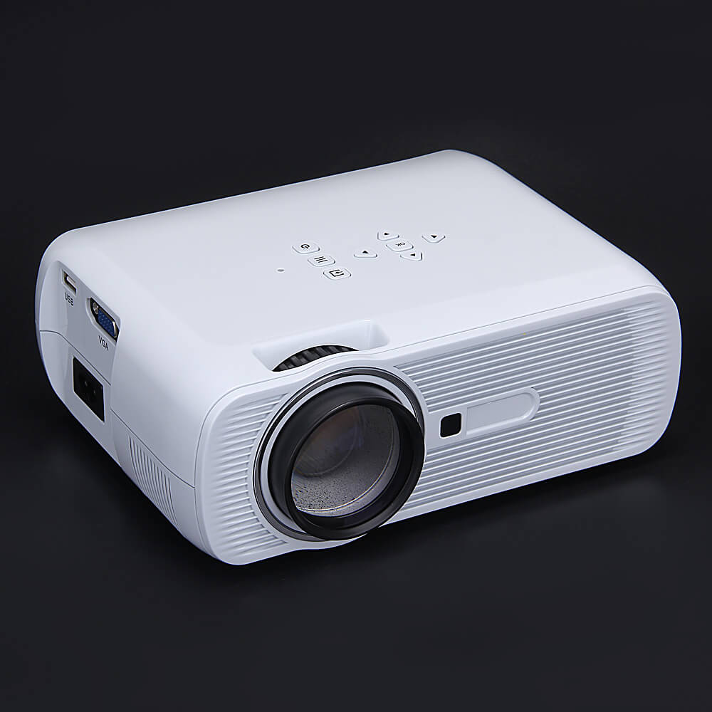 BD80 LCD LED Projector 1000LM 1080P 10001 AV/VGA/USB/SD/HDMI/TV