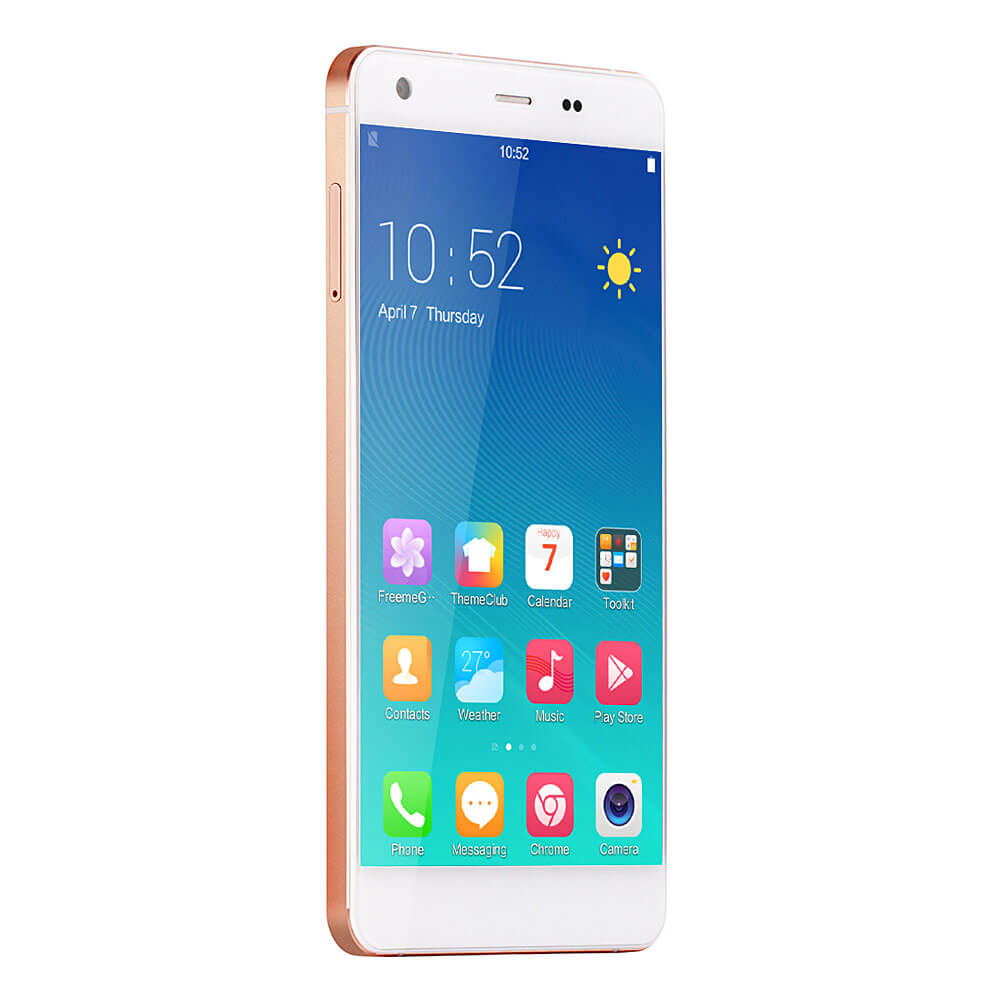 UHANS S1 5.0 Inch 2.5D HD 4G LTE Freeme 6.1OS Android 6.0 3GB 32GB Smartphone 64bit MTK6753 Octa Core 1.3GHz 8.0MP 16.0MP Touch ID - White