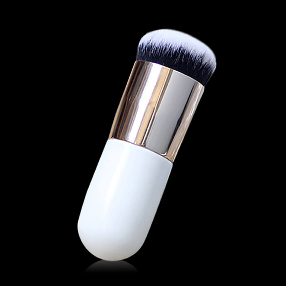 Professional Makeup Brushes Foundation Brush BB Cream Make Up Tool - Silver
