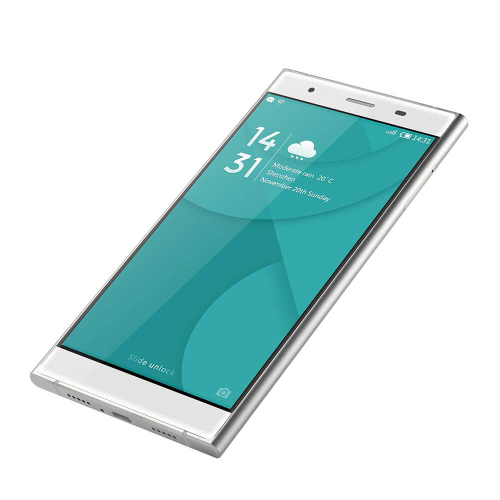 [HK Stock]DOOGEE Y300 5.0inch IPS HD 4G LTE Android 6.0 Smartphone 64-Bit MTK6735 Quad Core 2GB RAM  64GB Storage 13.0MP 5.0MP OTG - Silver