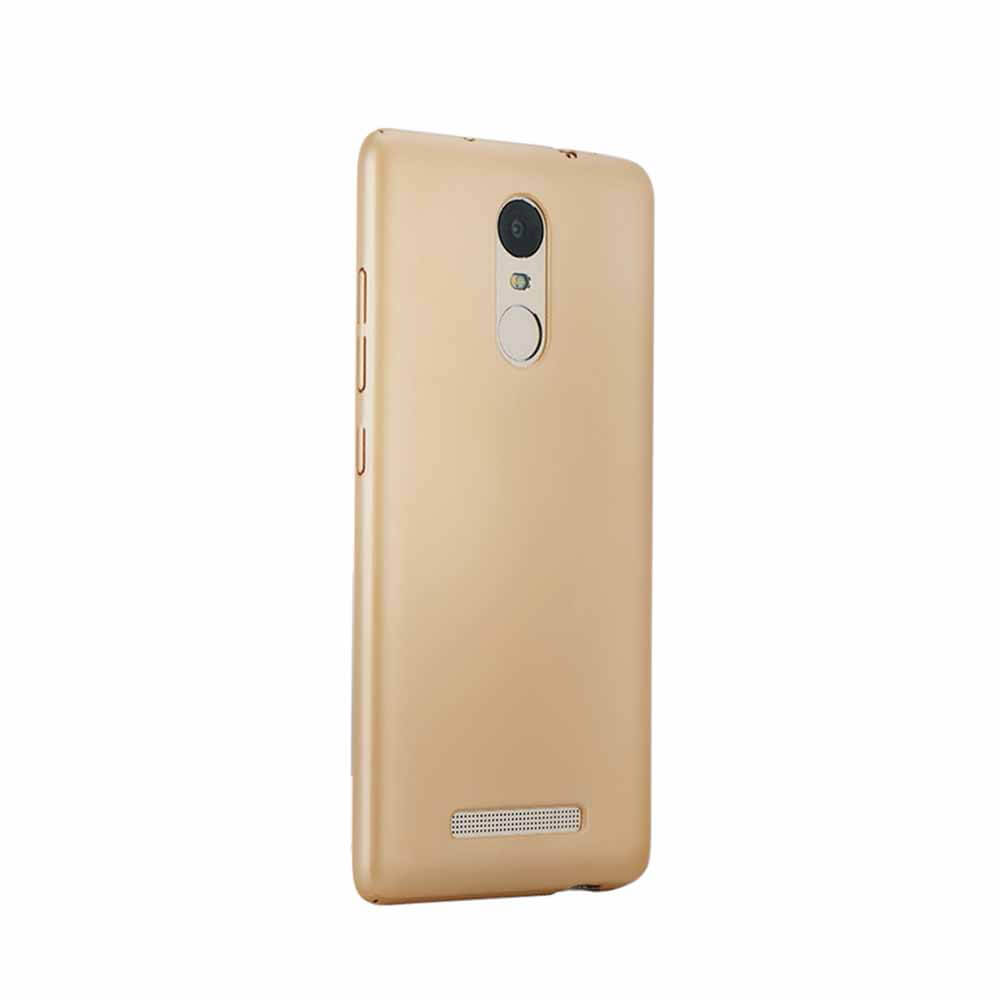 Back Case For Xiaomi Redmi Note 3 Ultra-thin Silky Smooth Protective Phone Cover Back Shell - Golden