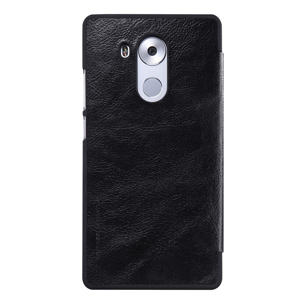 NILLKIN Leather Case For HUAWEI Ascend Mate 8 Protective Flip Cover Phone Shell Smart Sleep With Window - Black