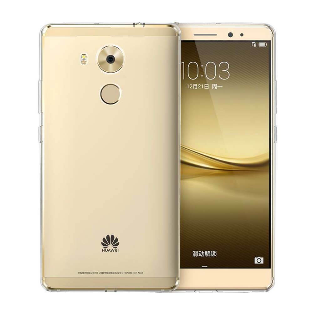 Silicon Back Cover High Quality Protective Soft Case Phone Shell For HUAWEI Mate 8 - Transparent
