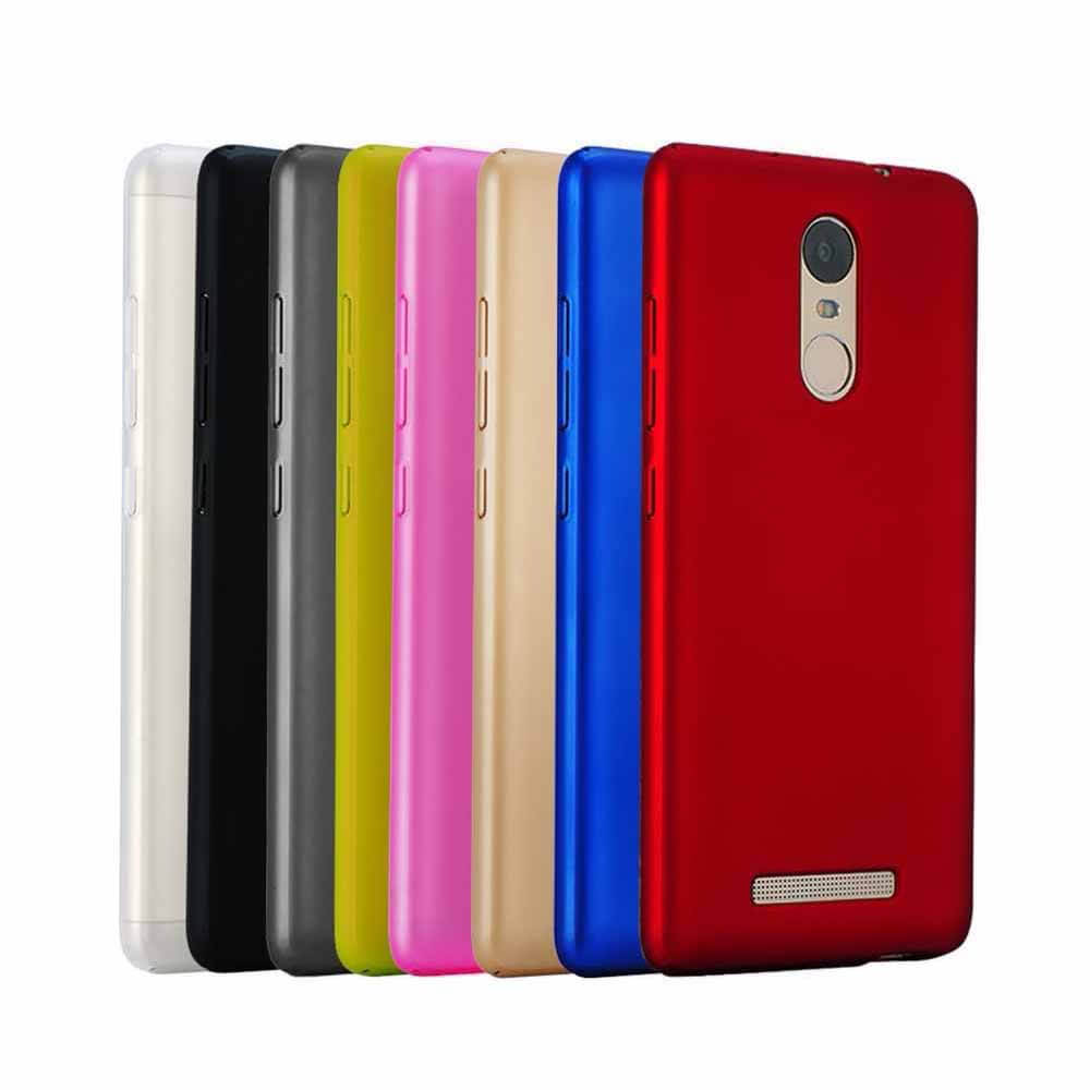 Back Case For Xiaomi Redmi Note 3 Ultra-thin Silky Smooth Protective Phone Cover Back Shell - Golden