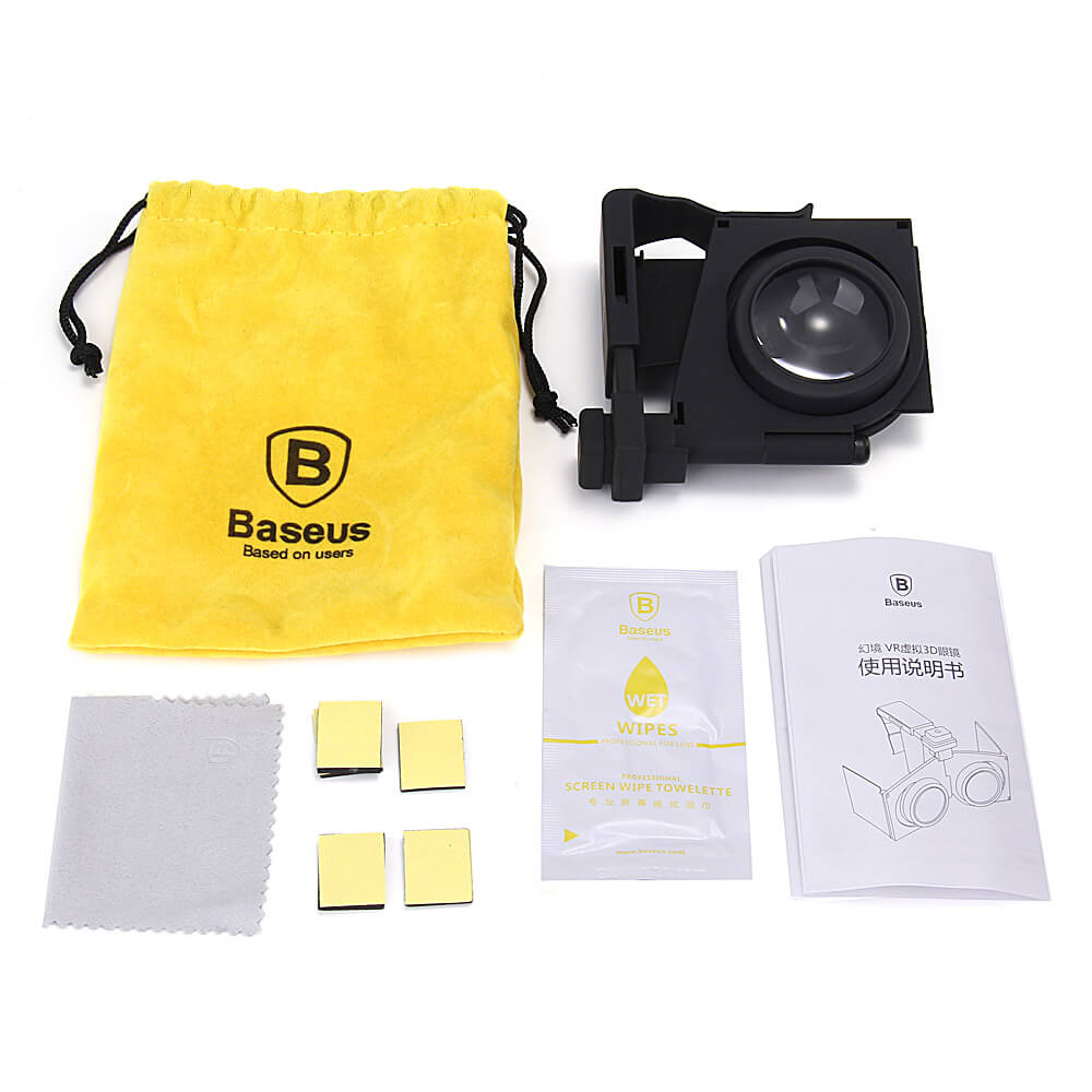 Baseus B1 Portable Foldable Ultralight FOV90 Immersive 3D VR Virtual Reality Goggles for 4-6 Inch Smartphone