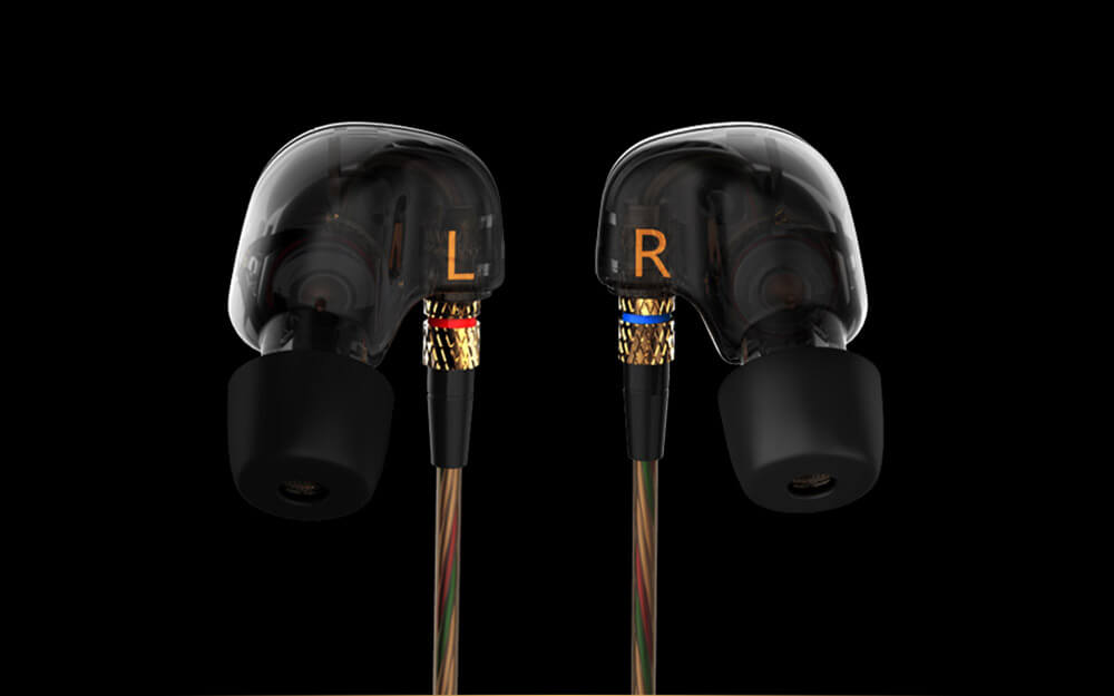 KZ-ATE 3.5mm In-Ear Earphones with Mic HiFi Stereo Headphones Super Bass Noise Canceling Sport Headset