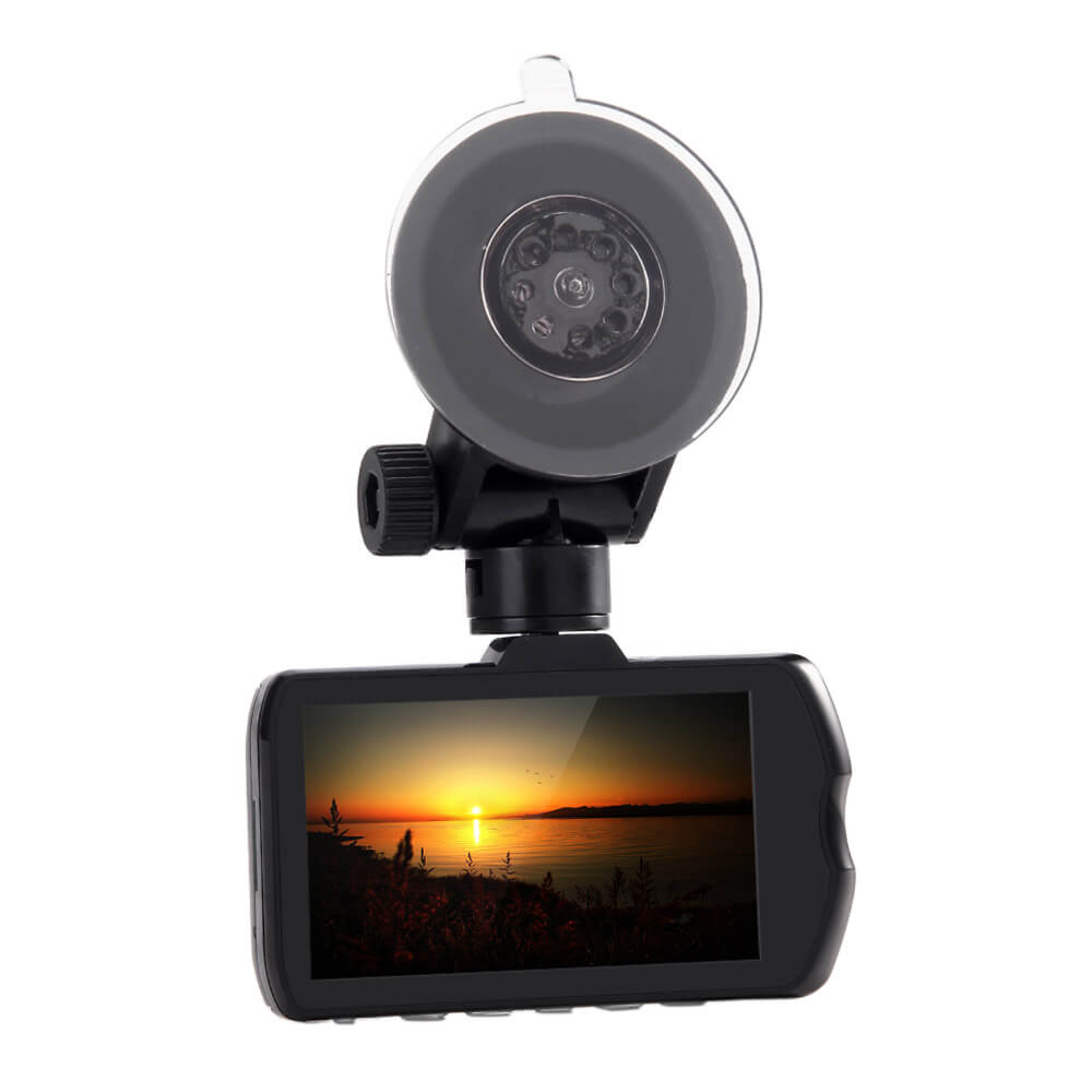W33 Car Camera HD NTK96220 120 Degree 3.0inch CMOS Car DVR G-sensor Motion Detection Car Recorder Dash Cam - Black