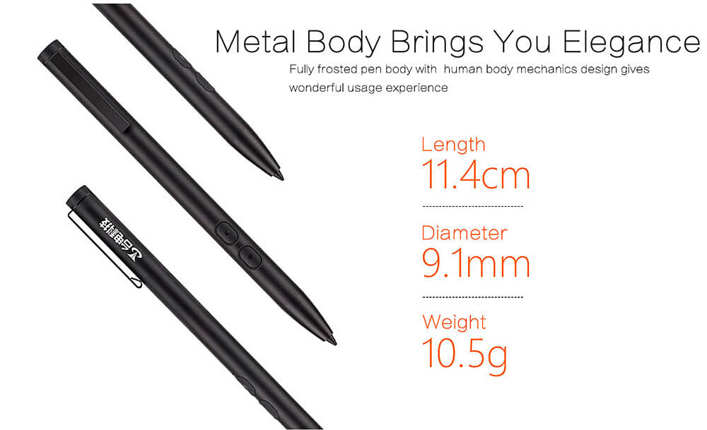 Original Teclast X3 Pro / X2 Pro / X16 Power / X16 Pro Active Stylus Pen - Black