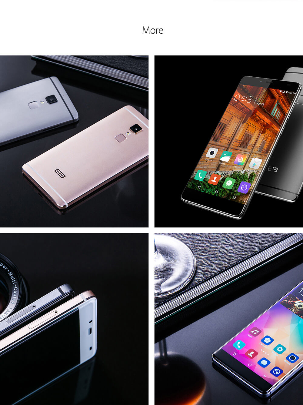 Elephone S3 5.2inch Bezel-less 2.5D Arc FHD Screen Android 6.0 MTK6753 Octa Core Smartphone 3GB 16GB 13.0MP Touch ID Fast Charge Metal Body - Black