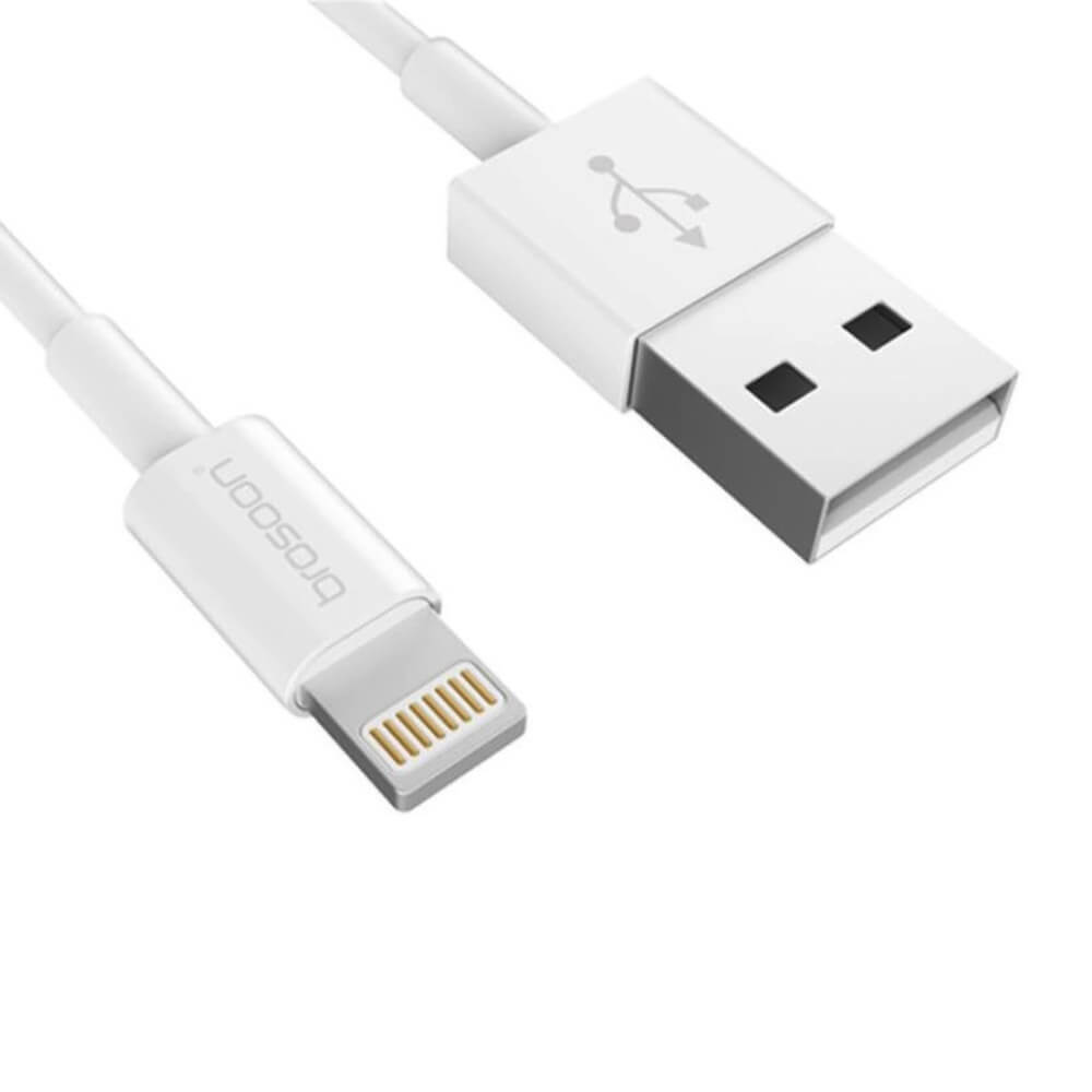 Brosoon 5 Pin Interface Data Cable Sync And Charge For iPhone 6 / 6S / 6 Plus / 6s Plus / 5s / 5c / 5 - White