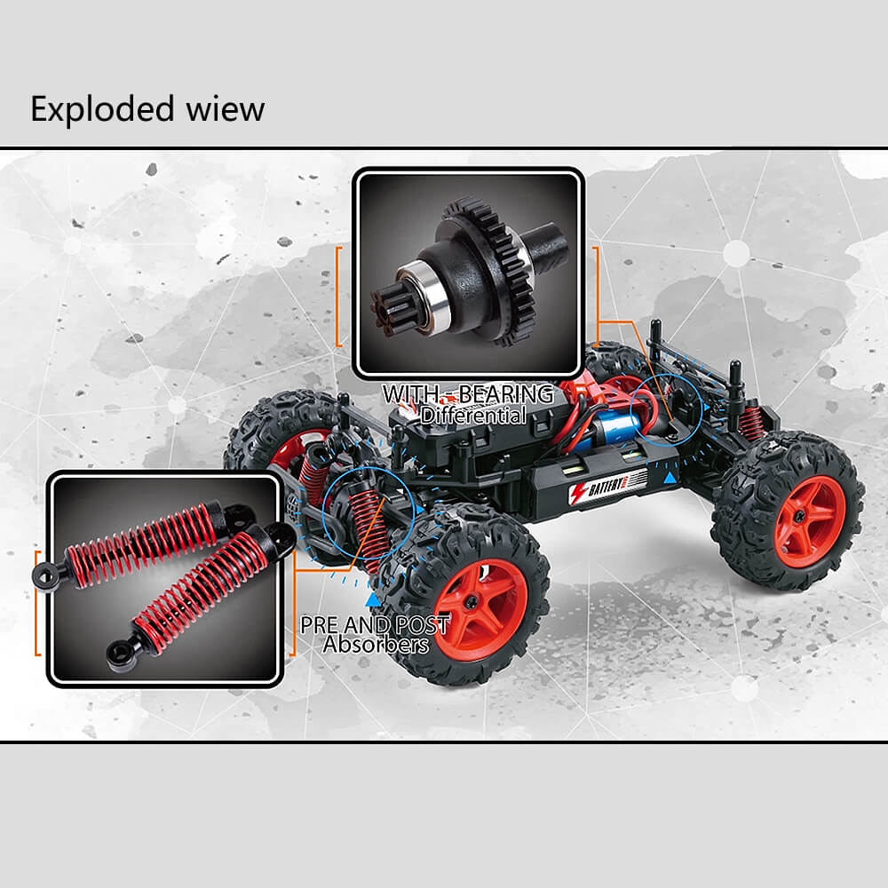 rockrunner awd off road racer parts
