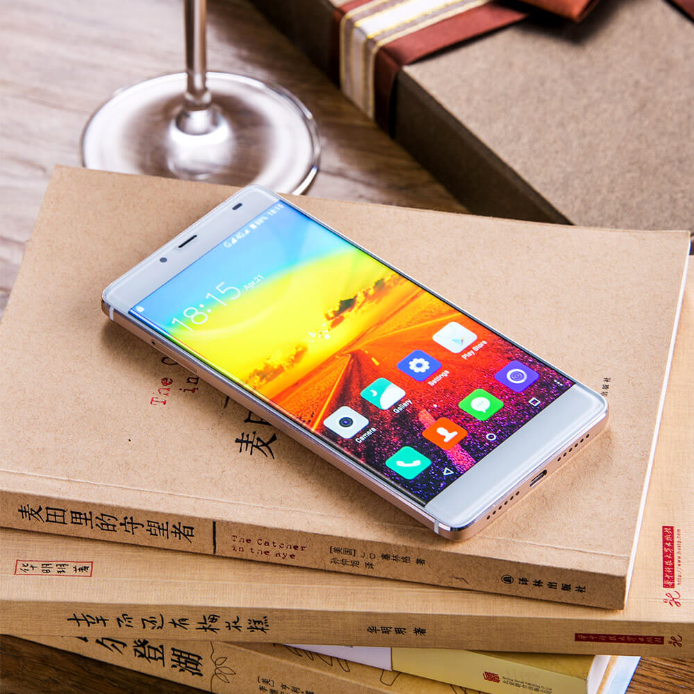 Elephone S3 5.2inch Bezel-less 2.5D Arc FHD Screen Android 6.0 MTK6753 Octa Core Smartphone 3GB 16GB 13.0MP Touch ID Fast Charge Metal Body - Gold