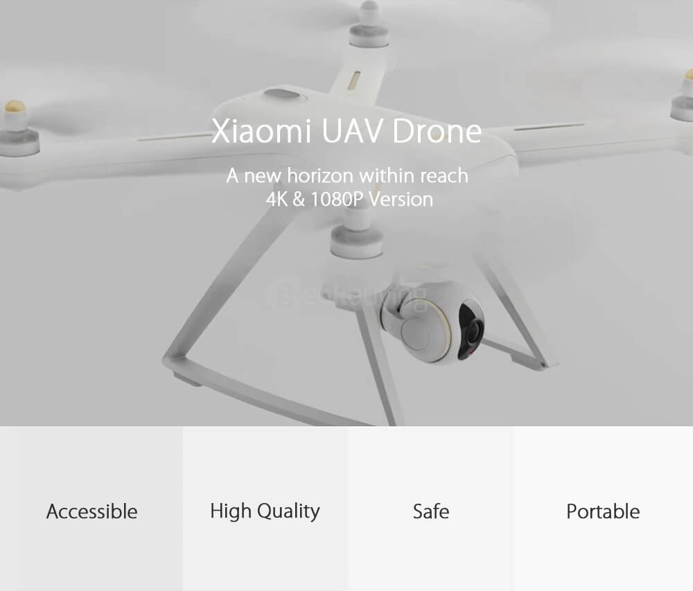 Xiaomi Mi Drone FPV 1080P Support Dismountable Gimbal APP Transmitter Dual Control Mode UAV RC Quadcopter