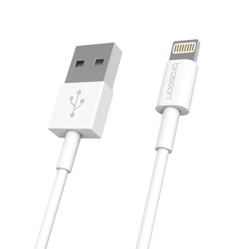 Brosoon 5 Pin Interface Data Cable Sync And Charge For iPhone 6 / 6S / 6 Plus / 6s Plus / 5s / 5c / 5 - White