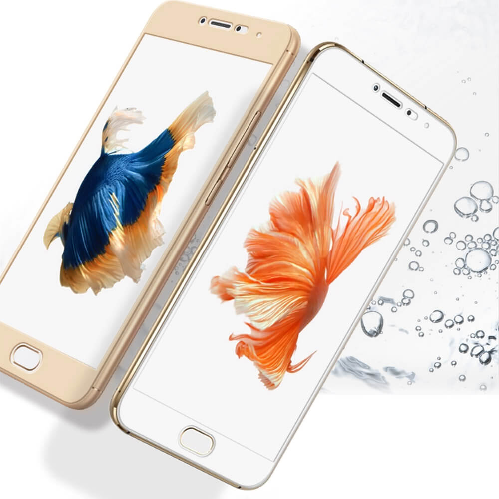 Makibes Tempered Glass For Meizu M3 Note/Meilan Note 3 0.33mm Full Cover Screen Protector - White