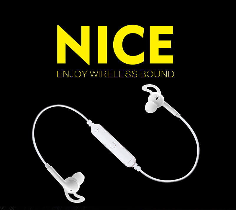 Awei A610BL Bluetooth 4.0 Wireless Sports Earphone - White