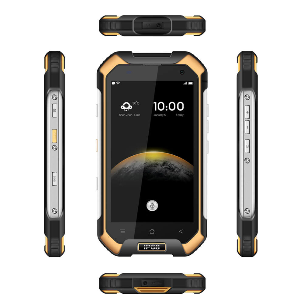 Blackview BV6000 4.7inch MT6755 Android 6.0 Rugged Phone-Yellow