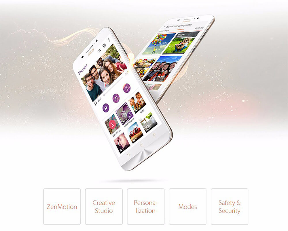 [HK Stock]ASUS Zenfone Max Pro 5.5inch 5000mAh Battery 4G LTE Snapdragon MSM8916 Quad Core Smartphone Android 5.0 2GB 32GB 13.0MP OTG - White