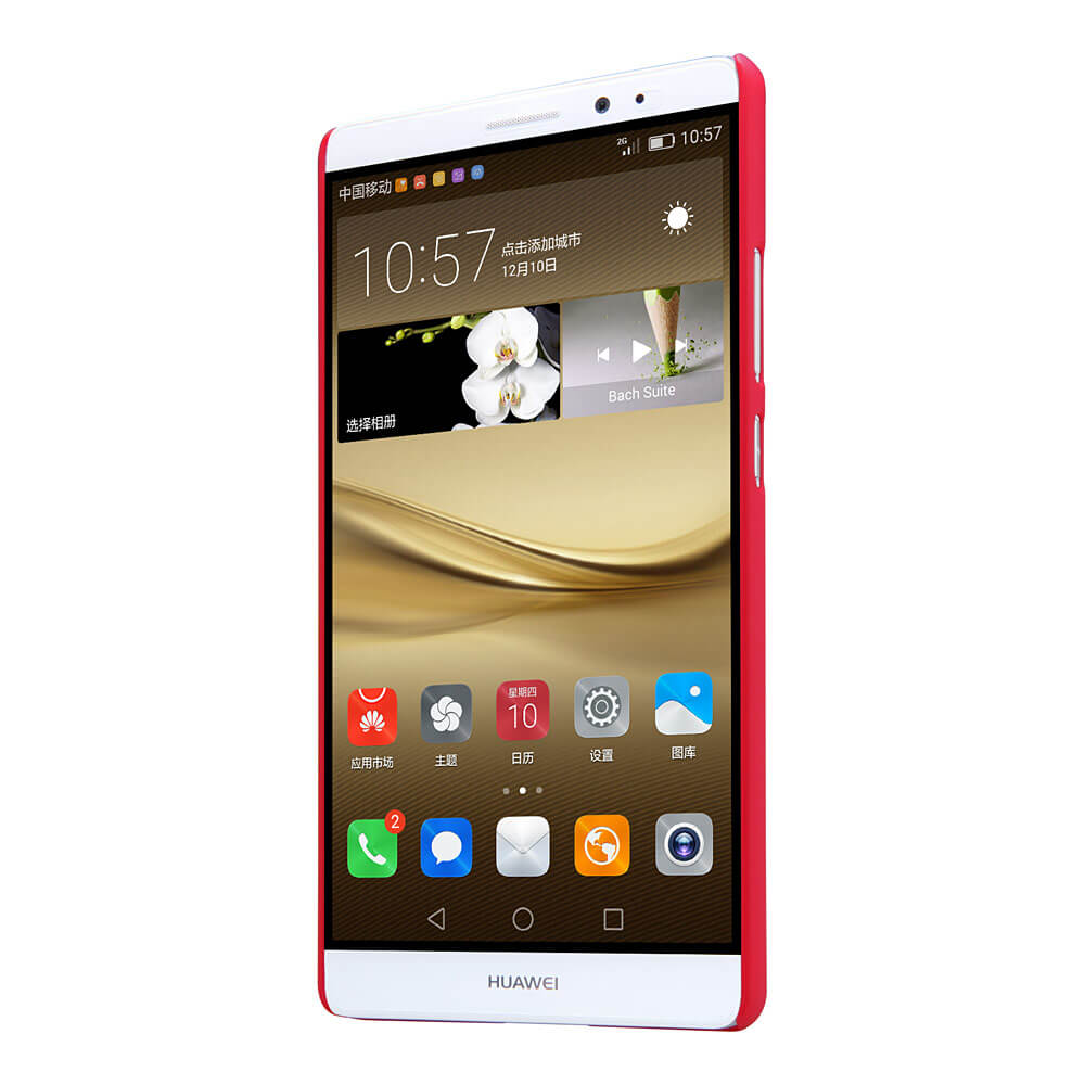 NILLKIN For HUAWEI Mate 8 Frosted Shield Phone Case Protective Back Cover Phone Shell - Red