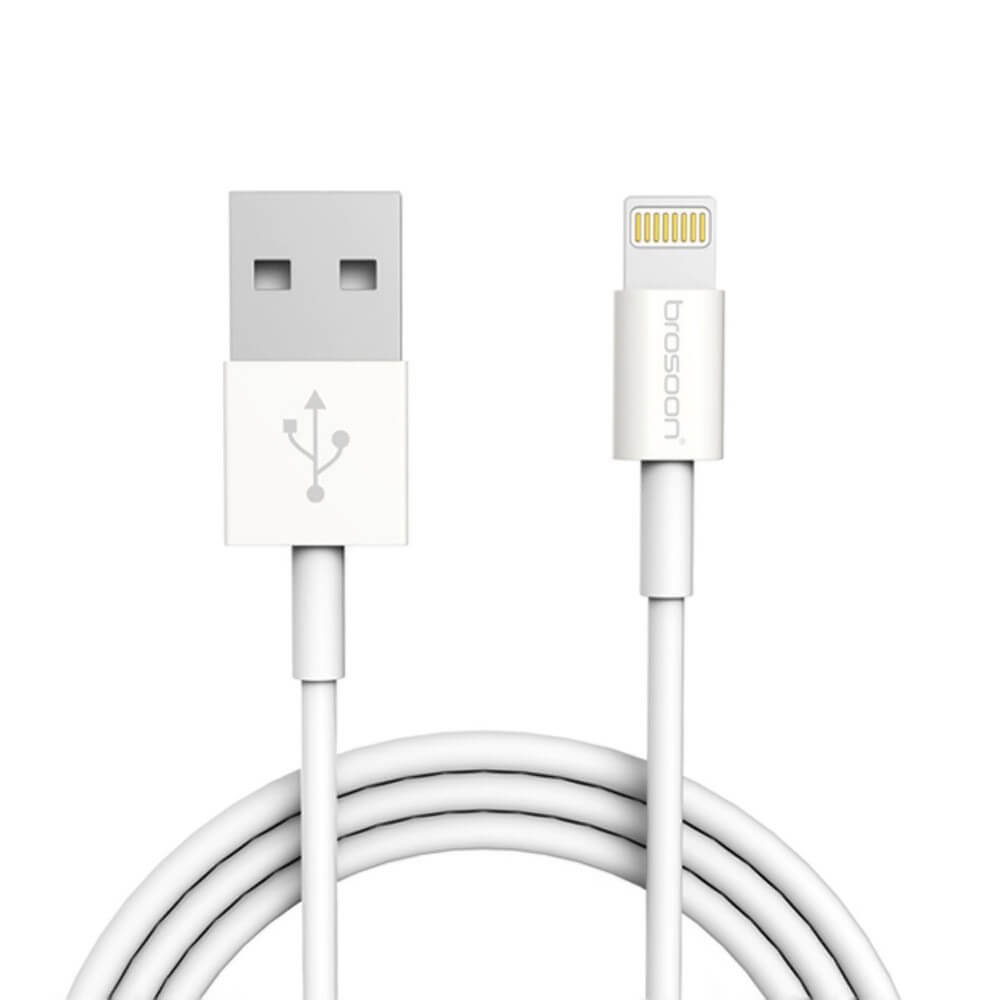 Brosoon 5 Pin Interface Data Cable Sync And Charge For iPhone 6 / 6S / 6 Plus / 6s Plus / 5s / 5c / 5 - White