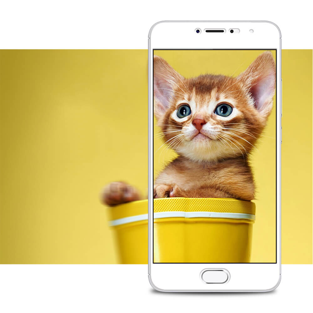 Makibes Tempered Glass For Meizu M3 Note/Meilan Note 3 0.33mm Full Cover Screen Protector - White