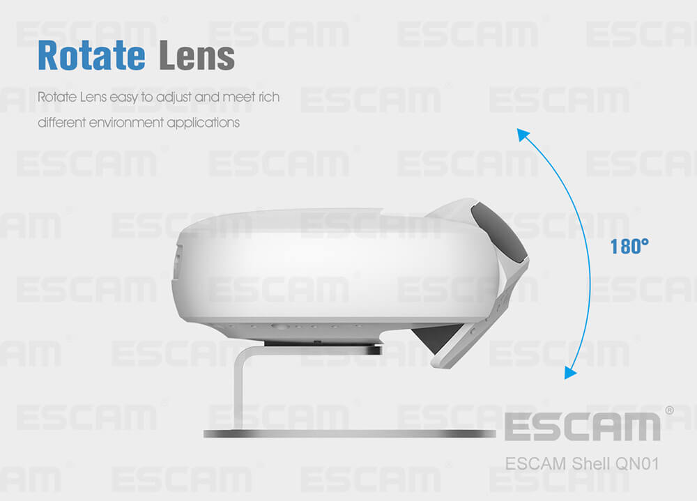 ESCAM Shell QN01 FHD 1080P WiFi Ambarella Chipet IP Camera Camcorder Night Vision Network Camera