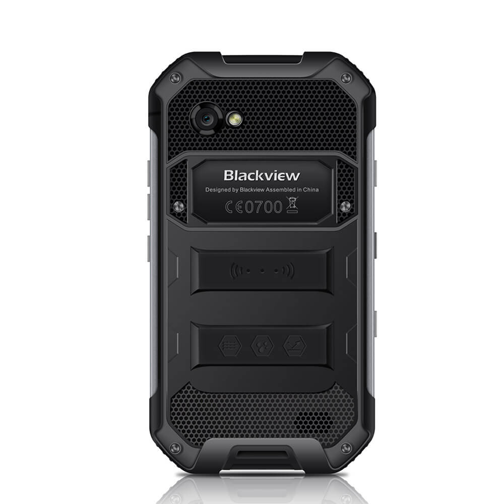 Blackview BV6000 4.7inch HD IP68 Waterproof Shockproof Scratch-proof Rugged Phone MT6755 Octa Core Android 6.0 3GB 32GB 13.0MP NFC Fast Charge - Black
