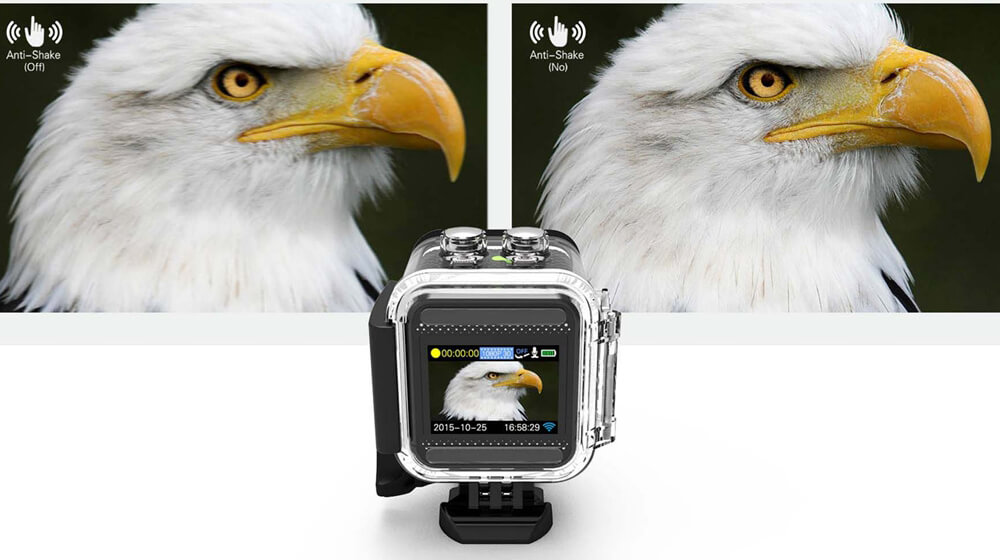 SJCAM M10 WiFi Mini Cube 12MP 1080P Novatek Sports Camera Standard Version 1.5 Inch 170 Wide Angle Lens HD Camcorder Car DVR - White