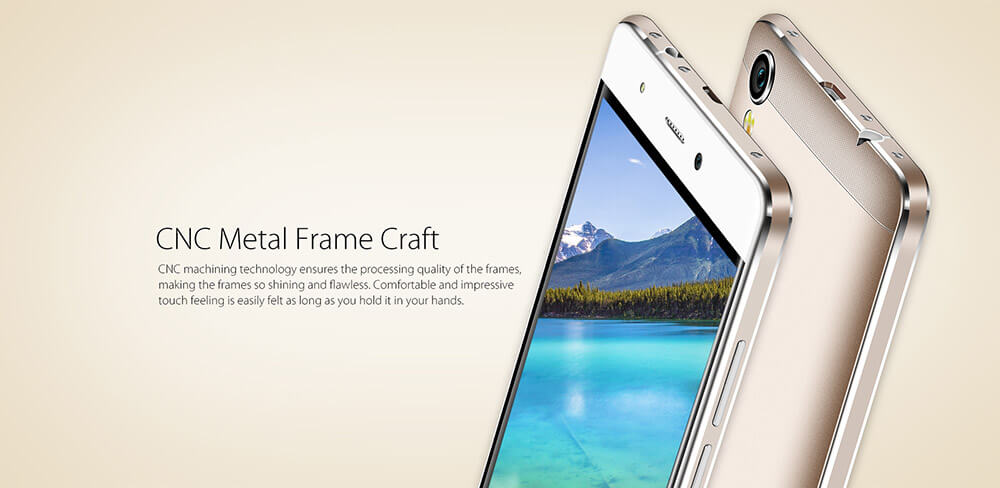 Blackview A8 5.0inch HD Screen 3G Smartphone Android 5.1 1GB RAM 8GB ROM MT6580A Quad Core 1.3GHz 8.0MP WIFI GPS - Gold