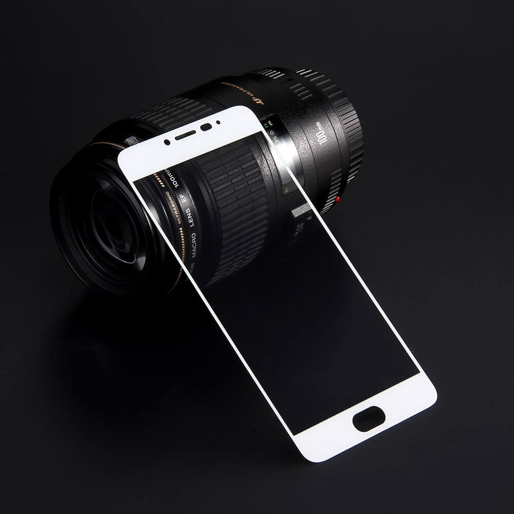 Makibes Tempered Glass For Meizu M3 Note/Meilan Note 3 0.33mm Full Cover Screen Protector - White