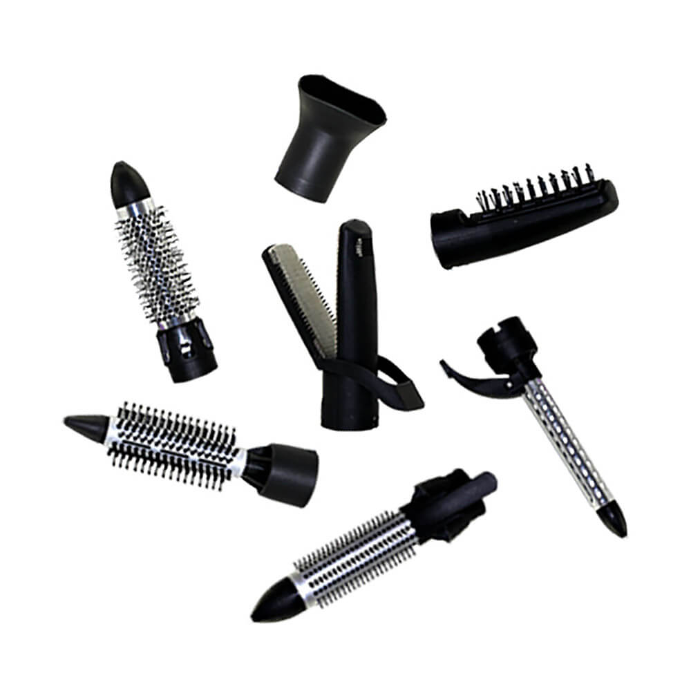 Kemei KM585 7 In 1 Multifunctional Hair Dryer Hair Roller Set