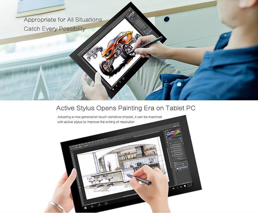 Original Teclast X3 Pro / X2 Pro / X16 Power / X16 Pro Active Stylus Pen - Black