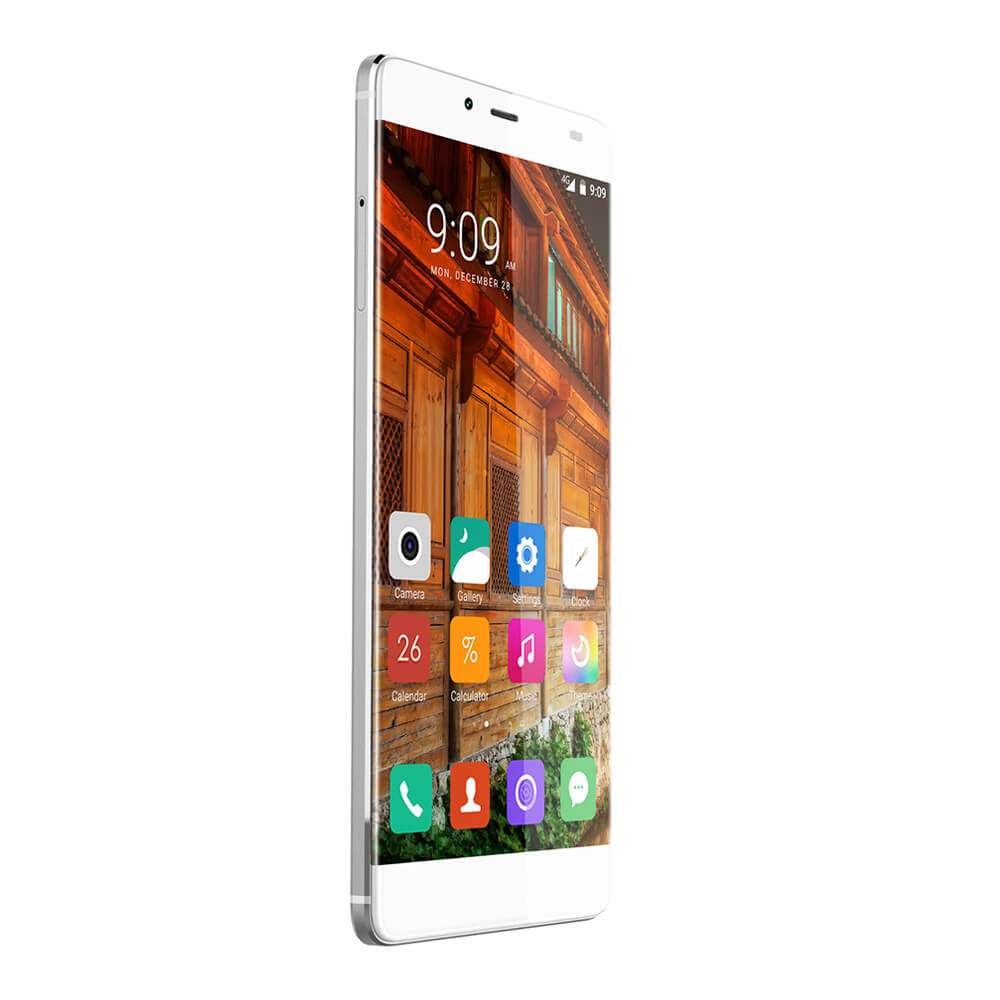 [HK Stock][Package B]Elephone S3 5.2inch Bezel-less 2.5D Arc FHD Screen Android 6.0 MTK6753 Octa Core 3GB 16GB Smartphone(Silver) + Leather Case(White) + Tempered Glass
