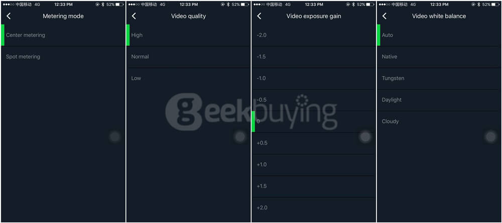 [Spain Stock] [Official International Version] Xiaoyi YI 4K Action Camera II 2.19 Retina Screen Ambarella A9SE75 Sony IMX377 12MP 155&lrm; Degree Wide Angle 1400mAh EIS LDC Sport Camera - Black