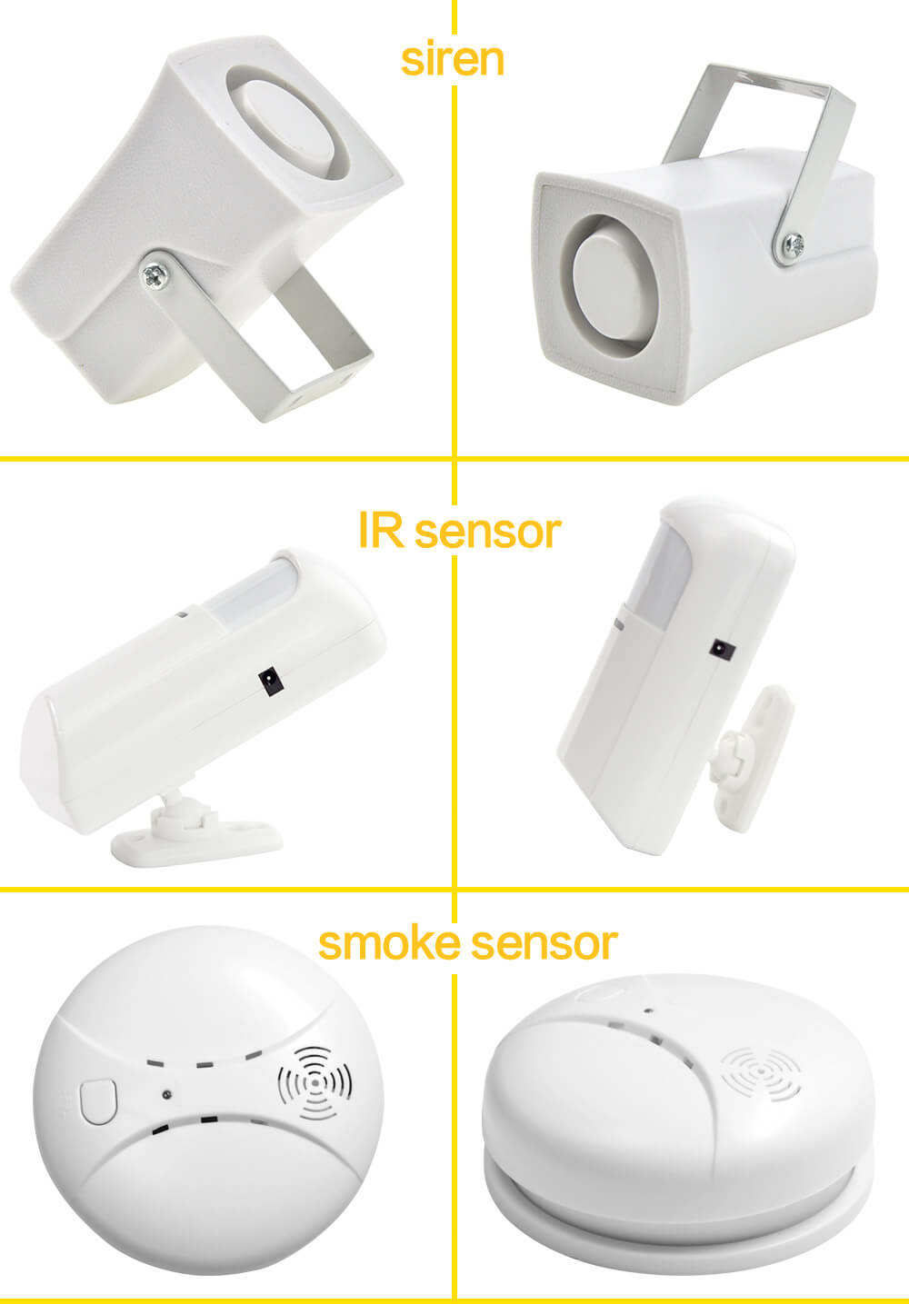 YA-700-GSM-4 LCD Wireless GSM Autodial SMS Home House Office Security Burglar Alarm System